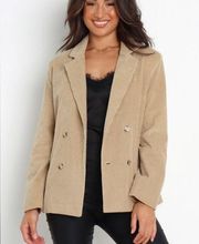 NWT Petal & Pup Luci Brown Tan Corduroy Blazer