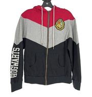 Wizarding World of Harry Potter Hogwarts Crest Hooded Fleece Jacket Adult Medium