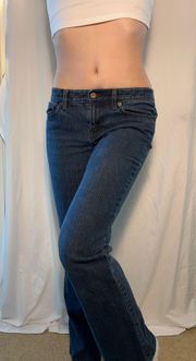 Original Boot Low-waisted Vintage Dark Wash Jeans Size 2