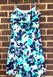 NWT New York & co floral spaghetti strap sun dress. 