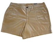 NWT ~ VENEZIA Tan Khaki Casual Short Shorts Lane Bryant ~ Women's Plus Size 18