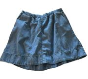 The Loft women's PM denim skirt with pockets