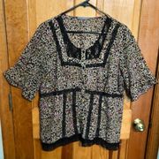 NY Collection Multicolor Blouse XL