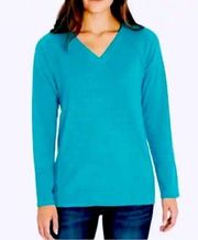 Wildfox blue long sleeve sweater size XL