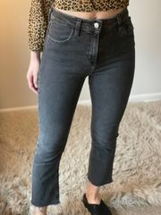 Kick Flare Crop Jeans