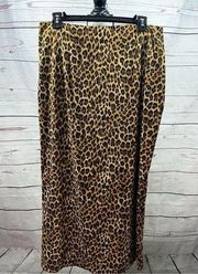 Briggs New York size 12 animal print pencil skirt (1791)