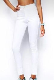 American Apparel Easy Jean in White XXS
