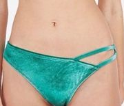 Express | Sexy Swim Bottoms in Lush Turquoise Velvet