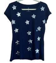 NWT NEW YORK & COMPANY SEQUIN STAR TEE