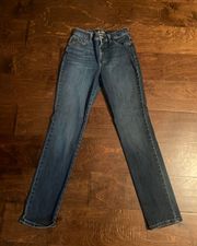 Dark Wash Straight Jeans