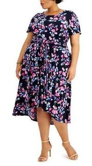 Robbie Bee Plus Size High-Low Dress Size 1X