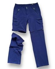 Kuhl Convertible Zip Off Fitted Multipocket Cargo Hiking Pants | Purple | Small