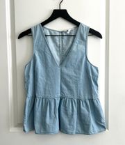 BCBG light weight denim top - Size XS