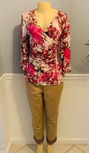 Dana Buchanan Sz L Woman Blouse