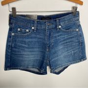 NWT Banana Republic factory 4” short jean shorts size 25/0