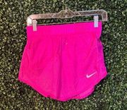 Nike  HOT PINK NYLON RUNNING SHORTS SIZE SMALL