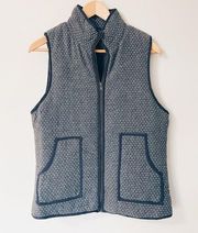 Staccato Gray and Polka Dot Vest - Size Medium