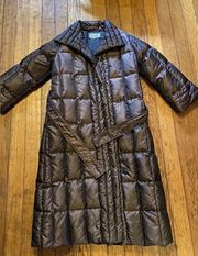 Bill Blass Vintage Full Length Puffer Jacket Style #7980 Size 12