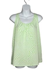 Cynthia Steffe Kaleidoscope Geometric Print Scoop Neck Tank Top