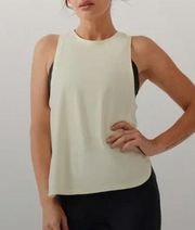 NWT Outdoor Voices Everyday Longline Tank Top in Mellow Yellow