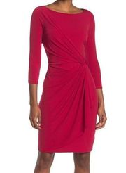 NWT Catherine Maladrino Crimson Dress Size Large