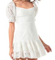 The Label Mini Eyelet Dress