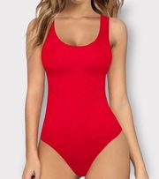 Mangopop Red Bodysuit Large