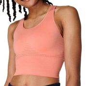 NWT Sweaty Betty Stamina Longline Sports Bra Nectarine Orange Size Small