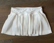 Pleat To Street Skirt White Size 4