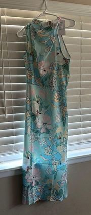 Silk Floor-length Dress 