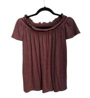 Lord & Taylor boho either off or on shoulder top