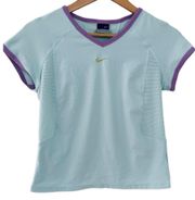 Nike Dri-Fit Athletic Top Size S 4-6 Short Sleeve Women's