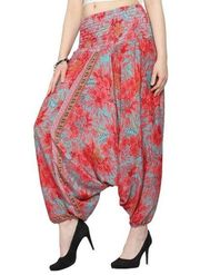 Harem Pants Women’s OS Boho Yoga Handmade Lounge Pants Romper Jumpsuit B3