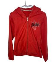 Burton red hoodie sweatshirt