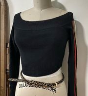 LF Cropped Off the shoulder Sweater