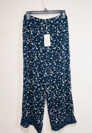 Foxiedox Blue Flower Lounge Pants NWT - Size 4