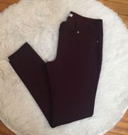 New York & Co Berry Wine Thick jegging Jeans