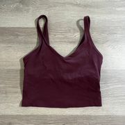 Align Tank Top in Cassis