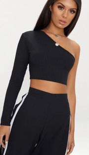 Pretty Little Thing One Shoulder Crop Top