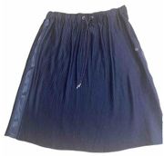 Scotch & Soda Womens Navy Blue Pleated Skirt Size Small Scotch Maison