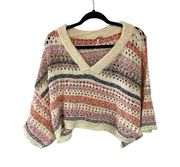 Free People  stripes for days sweater top size L