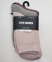 Steve Madden  Socks 3 Pairs Crew Socks 5-10