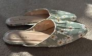 Lulu’s Floral Mules NWOT