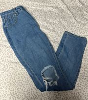 Trendy Distressed Jeans