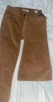 regeneration brown ribbed jeans