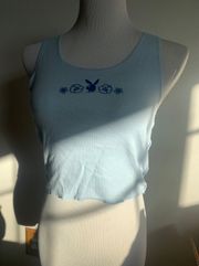 baby blue tank top