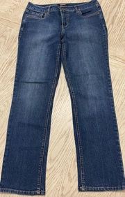 Roz & Ali Casual Straight Blue Jeans