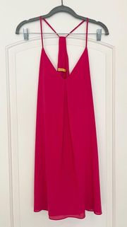 Fierra Pink Mini Slip Dress, size Medium