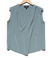 CLASSIQUES ENTIER ATELIER Women’s Green Silk Sleeveless blouse size medium