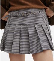 Houndstooth mini Skirt